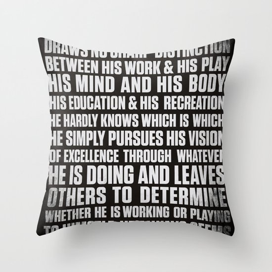 Always Be You-Black Throw Pillow