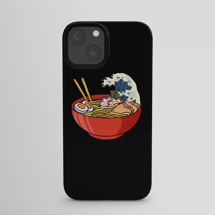 Ramen Noodles Kanagawa Japanese Wave Gift iPhone Case