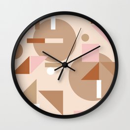Palm Springs Pattern Wall Clock