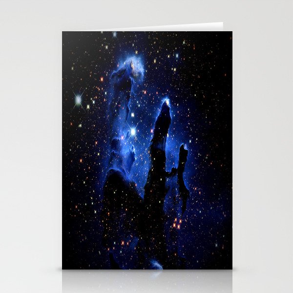 gaLAXY Blue Pillars of Creation Stationery Cards