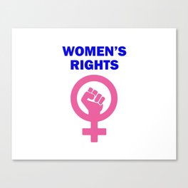 Women's Rights Canvas Print