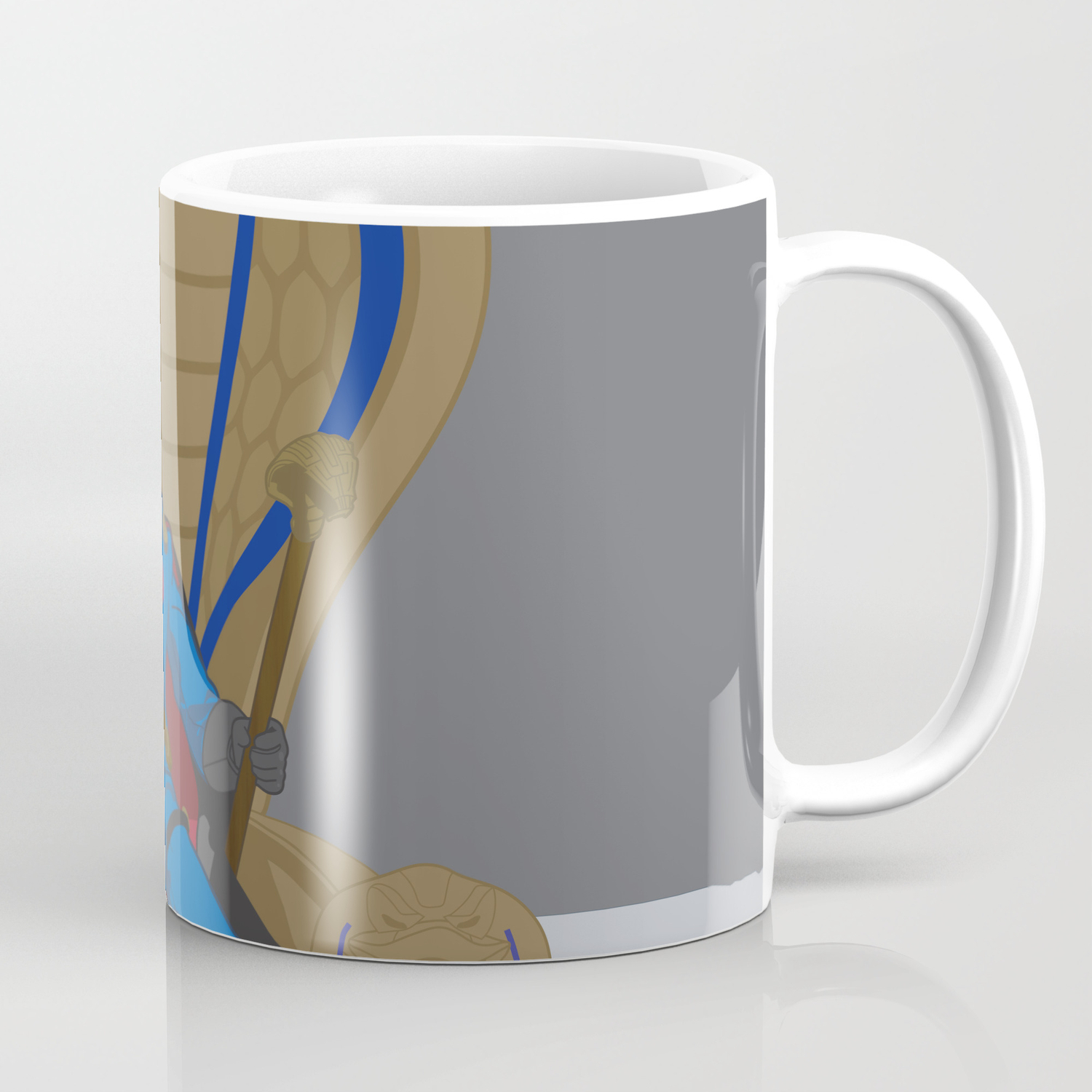 Gi Joe Cobra Commander Vector Art Coffee Mug By