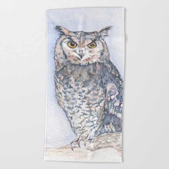 The Less He Spoke Beach Towel