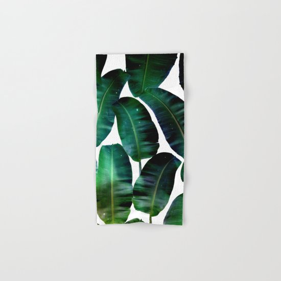 Cosmic Banana Leaves #society6 #decor #buyart Hand & Bath Towel