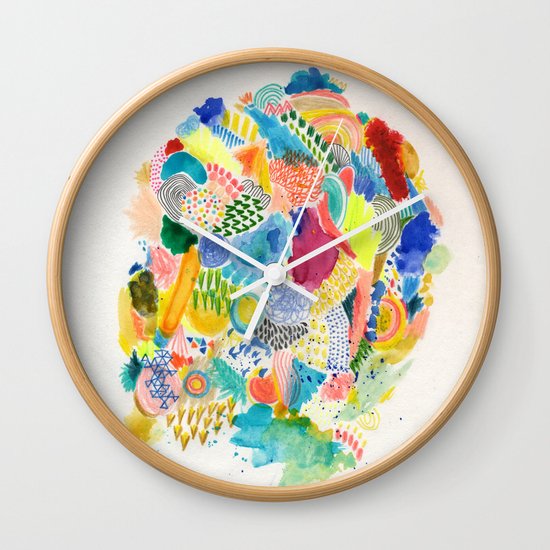 It's like a fucking awesome incredible dream Wall Clock