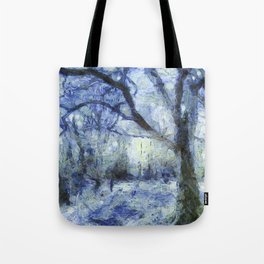 Blue Forest Van Gogh Tote Bag