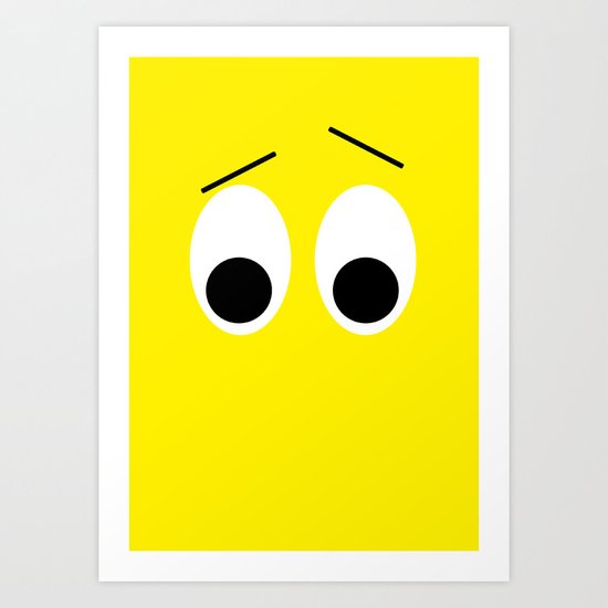 I is Surprised Art Print