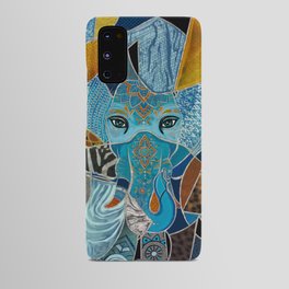 Colorful Abstract Elephant composition Android Case
