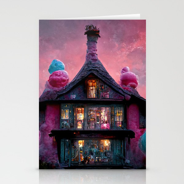 Cotton Candy House Stationery Cards