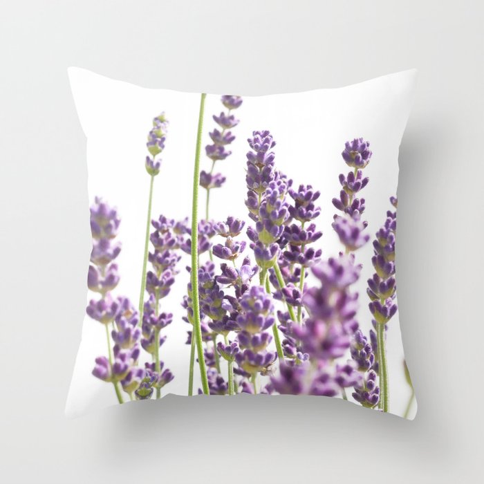 Purple Lavender #3 #decor #art #society6 Throw Pillow