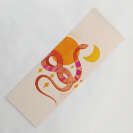 Abstraction_SUN_MOON_SNAKE_Minimalism_001 Yoga Mat