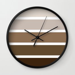 Stripes Pattern No.21 Wall Clock