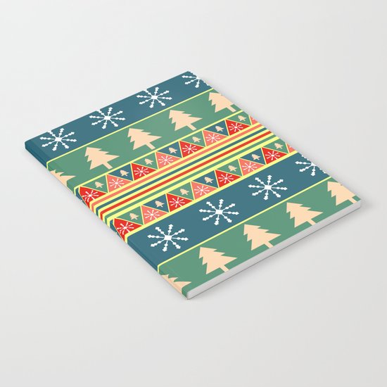 Christmas pattern II Notebook