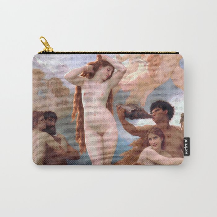 The Birth of Venus by William Adolphe Bouguereau Carry-All Pouch
