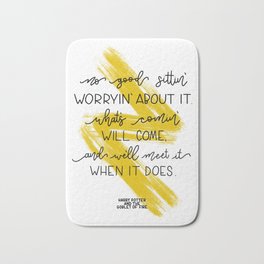 What’s comin’ will come.. Hagrid | J.K Rowling quote Bath Mat | Jkrowling, Hp, Muggle, Graphicdesign, Hpgobletoffire, Ronweasley, Harry, Magic, Typography, Rubeushagrid 