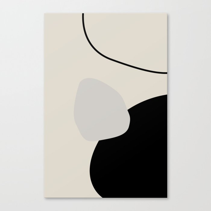 Minimalist Abstract Shapes Canvas Print