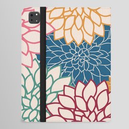 Colorful Floral Bloom iPad Folio Case