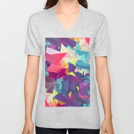 POTENTIAL DREAM ALL OVER (Abstract) V Neck T Shirt