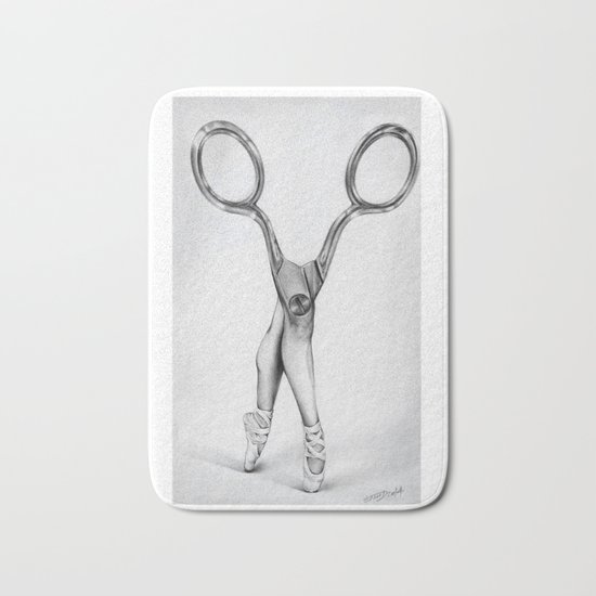 Scissors Bath Mat