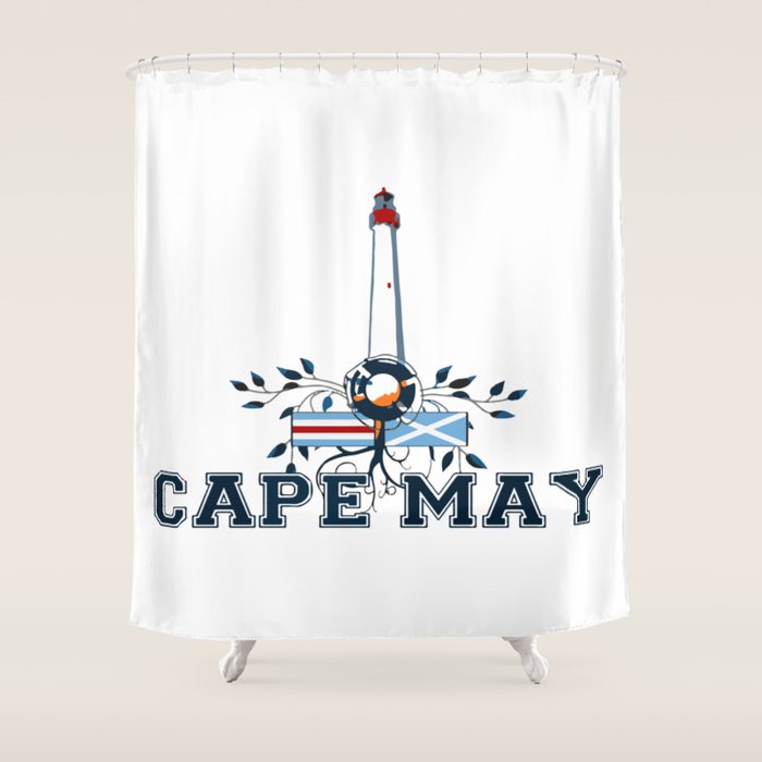 Cape May New Jersey Shower Curtain By Amricaroadside Society6