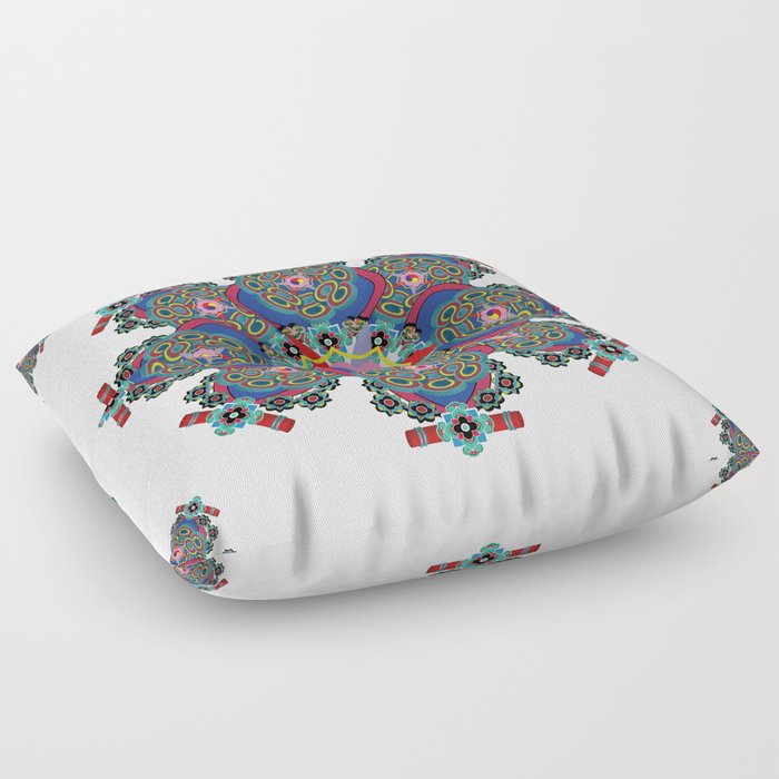 psychedelic Taoism Floor Pillow
