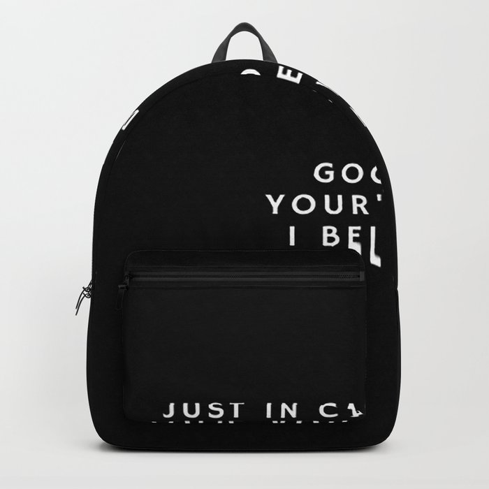 Just in case_black Backpack
