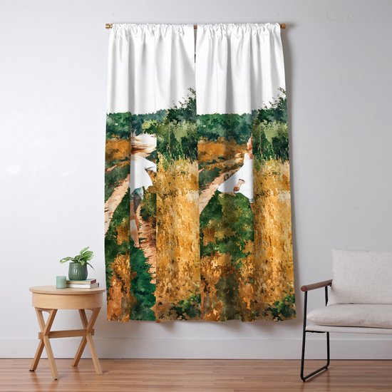 Free Spirit Painting Nature Blackout Curtain By 83oranges