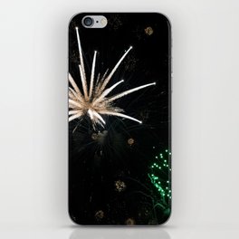 multiple fireworks  iPhone Skin