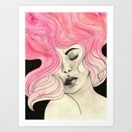 Cosmic Pink  Art Print