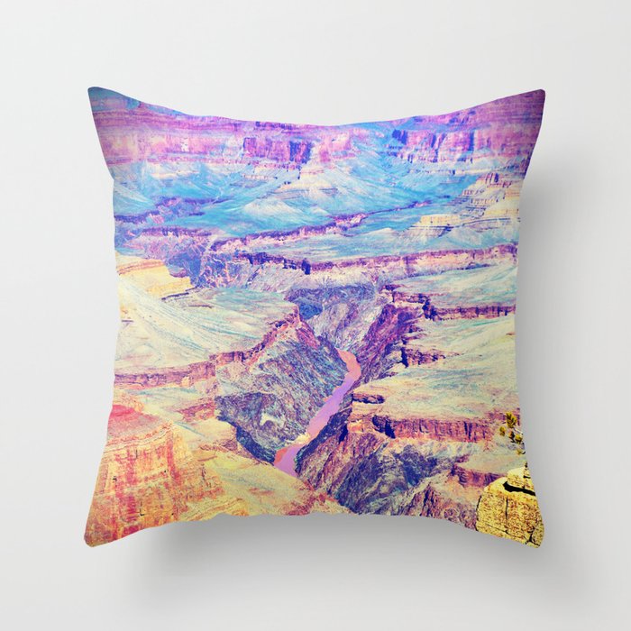 Colors of the Canyon Throw Pillow
