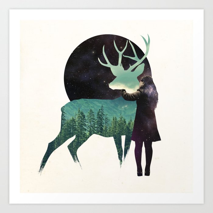 Discover the motif LET THE UNIVERSE LOVE YOU by Robert Farkas as a print at TOPPOSTER