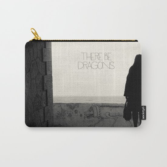 There Be Dragons Carry-All Pouch