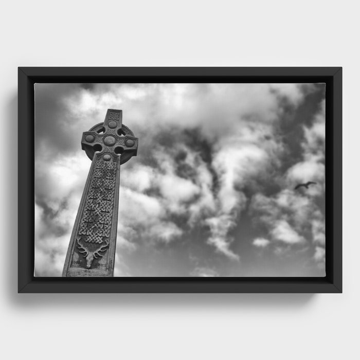 Celtic Cross Framed Canvas