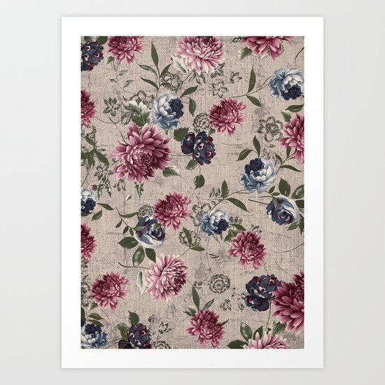 Floral Pattern Art Print