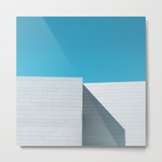 White building Metal Print
