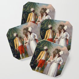 Agostino Brunias Free West Indian Dominicans Coaster