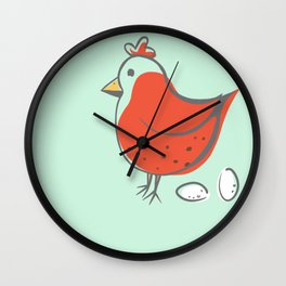 What chickens do best Wall Clock