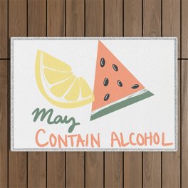 may contain alcohol Outdoor Rug
