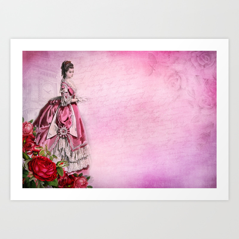 renaissance art print dress