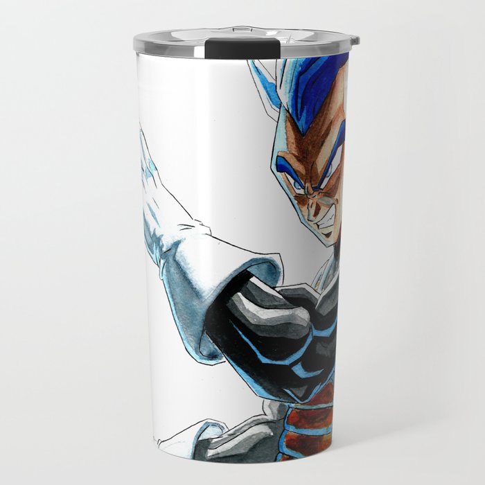 "All sayians are blue" series SSGSS Vegeta Travel Mug