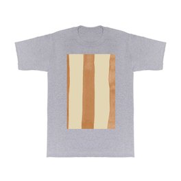 Stripes Abstract Terracotta #6 T Shirt