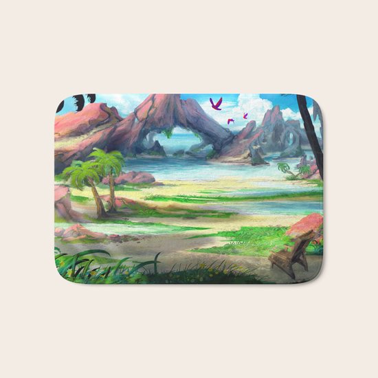 Paradise Beach Bath Mat