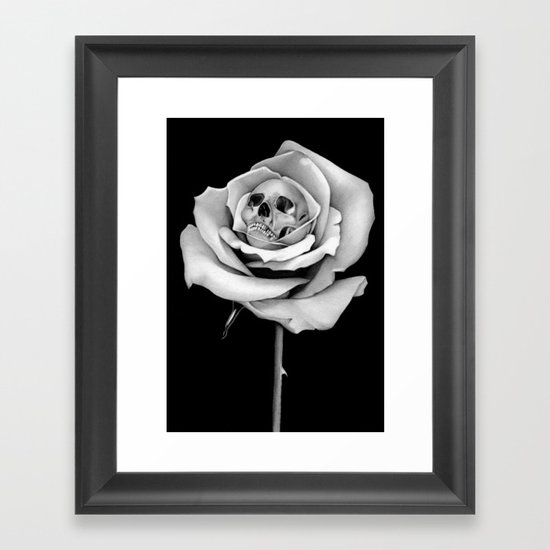 Beauty & Death Framed Art Print