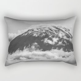 Volcano Misti in Arequipa Peru Covered by Clouds Rectangular Pillow
