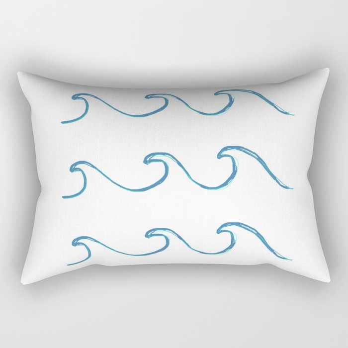 Waves Rectangular Pillow