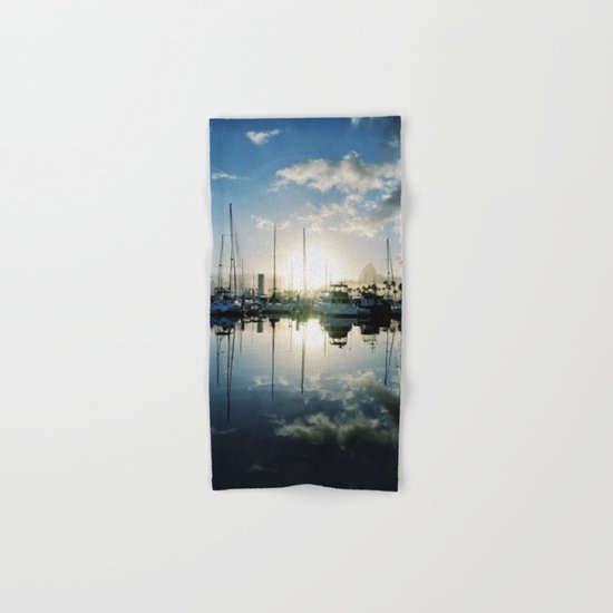 mirrored marina Hand & Bath Towel