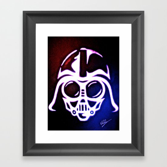 American Baby Vader Framed Art Print