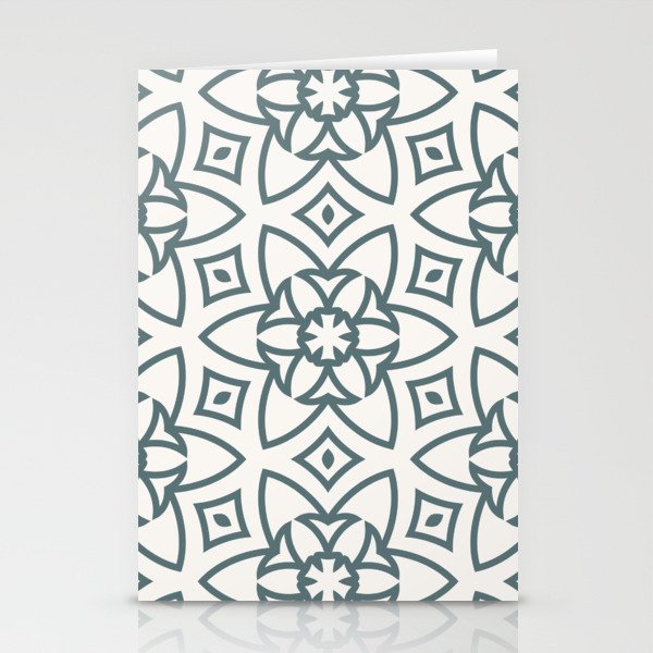 Geometric Oriental Design Stationery Cards