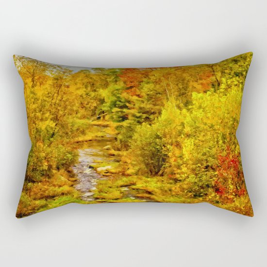 Autumn On The Ammonoosuc Rectangular Pillow