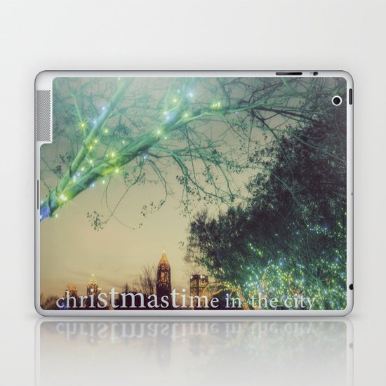 Christmastime In The City Laptop & iPad Skin